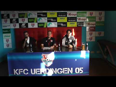 Uerdingerblock Pressekonferenz KFC Uerdingen - TuS Erndtebrück