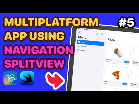 SwiftUI NavigationSplitView - Migrate Your iOS App To Multiple Platforms ⚡️