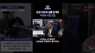 [뉴스플러스] 삼성전자, HBM5 모형 첫 공개ㅣ 한국경제TV뉴스  #sh<b class="sch_word">or</b>ts