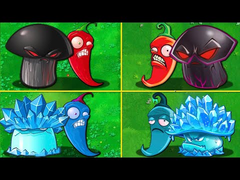 PVZ 1 vs PVZ 2 - Random 15 Pair Team Plants Battlez - Which Version Will Win?