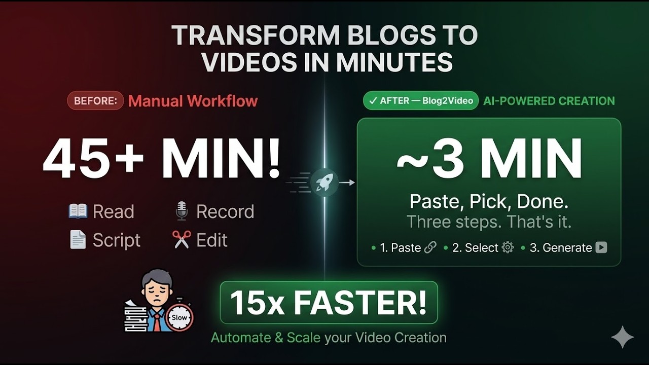 Stop Manually Turning Blogs Into Videos — Do This Instead