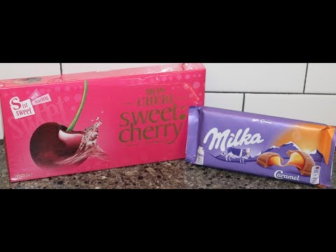 Ferrero Mon Cheri Sweet Cherry Liquor Filled Chocolates & Milka Caramel Review