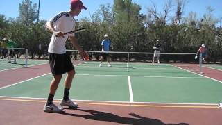Village Green Pickleball - Eitan/Glenn vs Brian/Glen (2 games) Gary/Pedro vs Claudia/Sam 08/31/2014