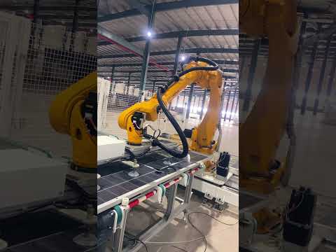 Estun Robotics in module manufacturing plant