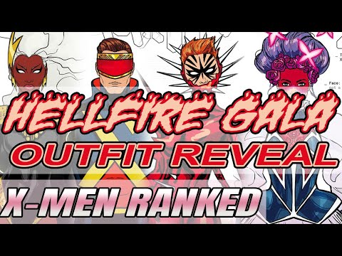 X-Men Hellfire Gala Outfit Reveal RANKED | Dawn of X / Reign of X
