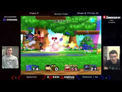 Smash @ TTH - Boringman + Pikmon Vs. Aki + Bladewise (Winners Finals) - PM Doubles