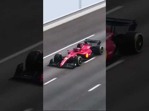 Ferrari F1 2004 NO WINGS destroys Ferrari F1 2022 in a a Drag Race #assettocorsa #f12022 #f1
