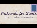 Postcards For Tante Bin 1 Advertisements