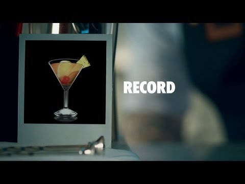 RECORD DRINK RECIPE - HOW TO MIX