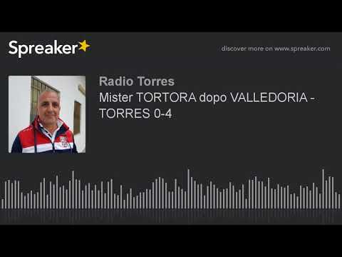 Mister TORTORA dopo VALLEDORIA - TORRES 0-4