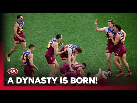 Lions amongst the all-time greats after going back-to-back 🏆 🏆 I 2025 AFL Grand Final I Fox Footy