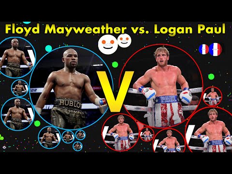 Floyd Mayweather vs. Logan Paul in Agar.io | Boxing Full Fight | Agario (HIGHLIGHTS)