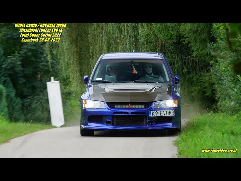 WIDEŁ Dawid / RUCHAŁA Jakub - Mitsubishi Lancer EVO IX - Letni Super Sprint 2022Szymbark 28-08-2022