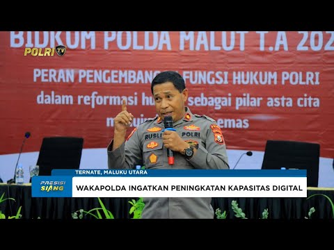POLDA MALUT GELAR RAKERNIS BIDKUM PERKUAT PERAN HUKUM MENUJU INDONESIA EMAS
