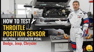 Fix Check Engine Light! How to Test APPS Gas Pedal Sensor in Dodge, Jeep & Chrysler