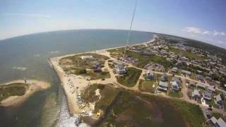 preview picture of video 'Amazing Kite Flight to 2500' photo time lapse aerial images Swan River Cape Cod GoPro Hero HD Camera'