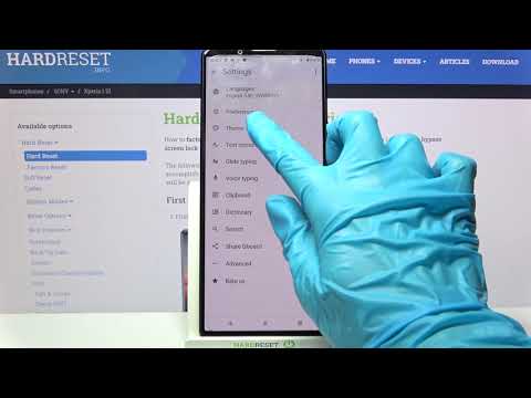 How to Change Keyboard Theme in SONY Xperia 1 III – Set Own Picture for Keyboard Theme