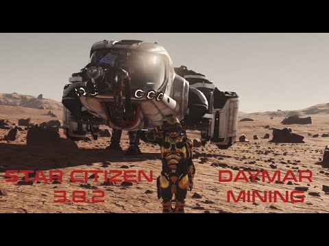 Star Citizen - 3.8.2 Mining run 23 min 75k aUEC on Daymar (Only gammeplay)