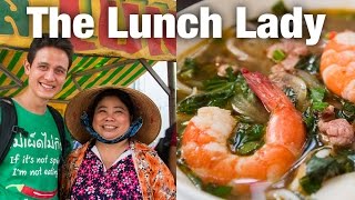 The Lunch Lady of Saigon - Famous Street Food in Vietnam! - YouTube