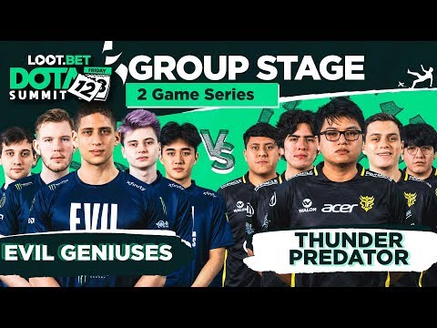 Evil Geniuses vs Thunder Predator Game 2 - Dota Summit 12: Group Stage