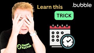 How to hide time from the Bubble calendar thumbnail