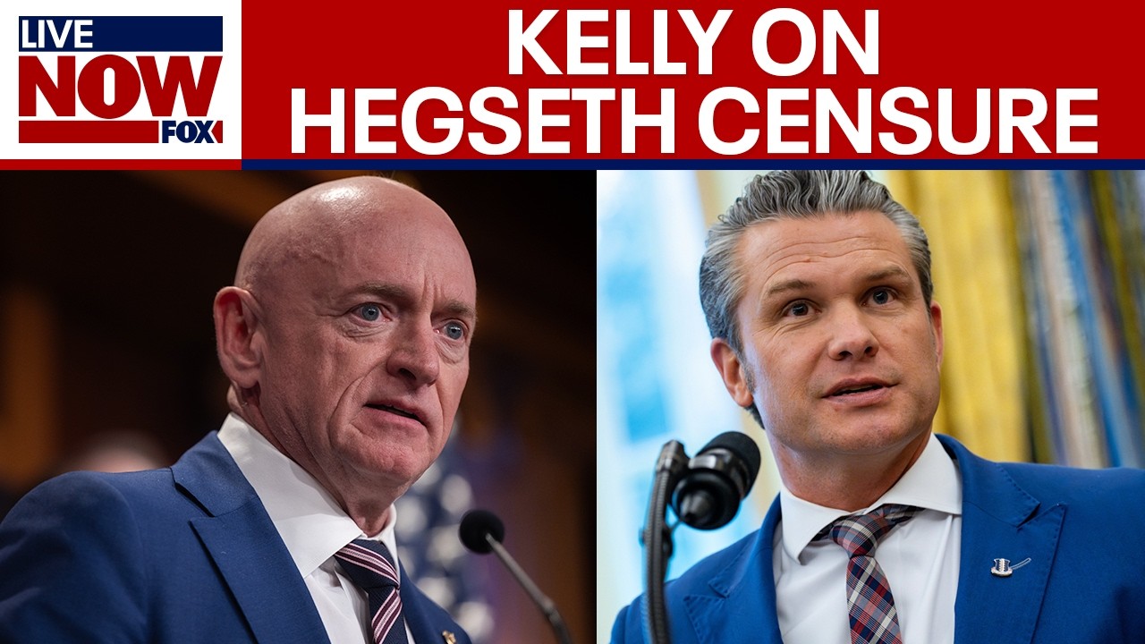 Sen. Mark Kelly reacts to Hegseth's censure