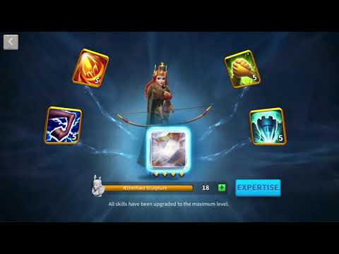 Expertising Aethelflaed Gold Commander(EASY) - Rise of Kingdoms