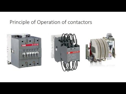 Contactor principle and operation