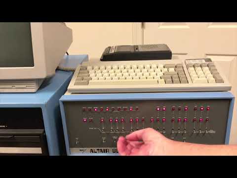Early Altair 8800 - Adding a Floppy Drive - BASIC