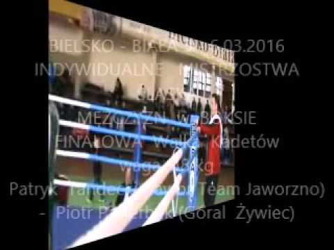 Patryk  Tandecki (Jawor Team Jaworzno) -  Piotr Pasierbek (Góral  Żywiec)
