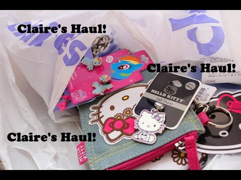 Claire's Haul - My Little Pony, Hello Kitty, Jewelry, and More!