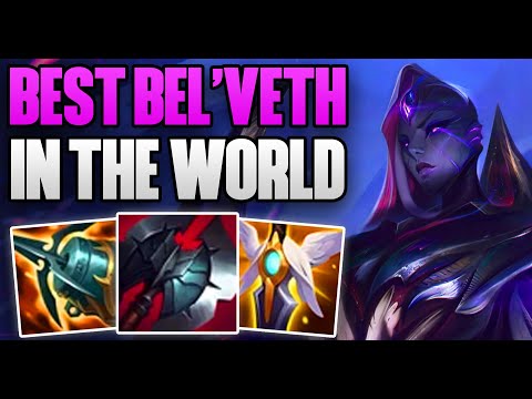 RANK 1 BEL'VETH IN THE WORLD CARRIES IN KOREAN CHALLENGER! | CHALLENGER BEL'VETH JUNGLE GAMEPLAY