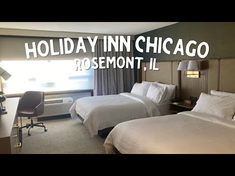 Tour of Holiday Inn Chicago O'Hare Airport || Hotel Room Tours