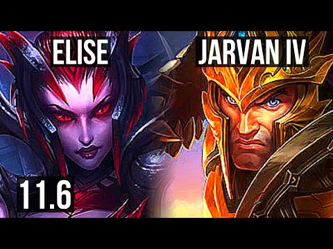 ELISE vs JARVAN IV (JUNGLE) (DEFEAT) | 1.7M mastery, 400+ games | EUW Diamond | v11.6