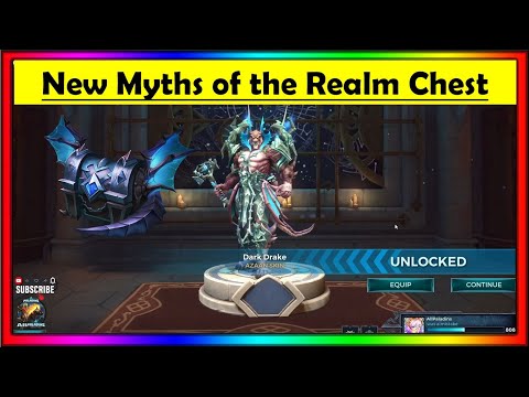 Paladins 5.1 Schism - Myths of the Realm New Chest Opening All Items