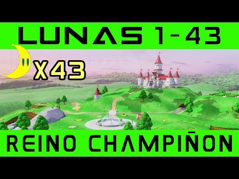 REINO CHAMPIÑÓN - TODAS LAS LUNAS - Super Mario Odyssey