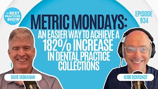 934: Metric Mondays: How to Achieve a 182% Increase in Dental Practice Collections – Dave Monahan