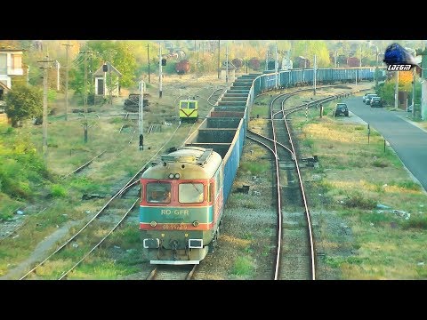 LDE2100 60-1573-9 & Navetă Goală GFR Empty Freight Train in Oradea - 17 October 2018