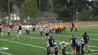preview picture of video 'Pop Warner Tiny Mites - 2013 - Evergreen Bulldogs (Team 2) vs. Portland Steelers on 9-15-13'