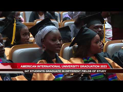 American International University Graduation 2023.