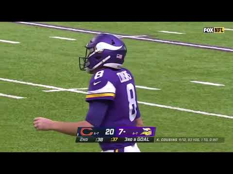 Justin Jefferson curses at Kirk Cousins after awful throw by dropping f-bomb during Bears-Vikings