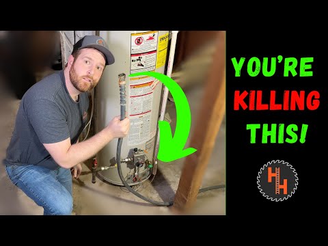 Correct Way to FLUSH WATER HEATER! 2-Minute Tutorial