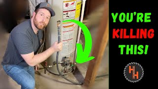 Correct Way to FLUSH WATER HEATER! 2-Minute Tutorial