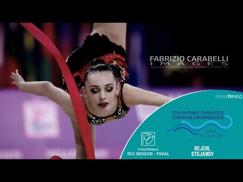 Rejchl Stojanov  (cinta / ribbon) - Final Individual European Championship Varna 2021
