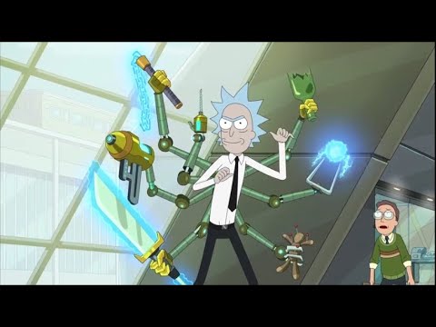 Best of Rick Sanchez C137 Hand to Hand Combat | Rick Sanchez Best Fights
