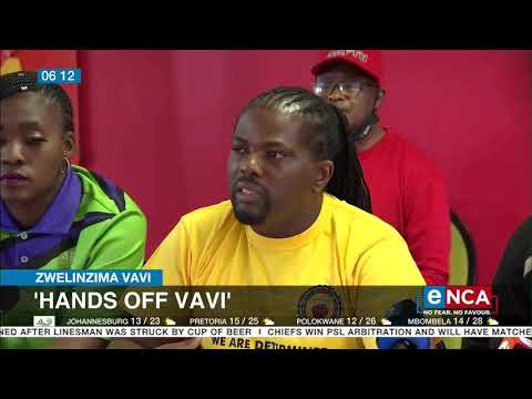 Zwelinzima Vavi WATCH 'Hands off Vavi'