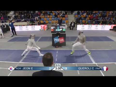 Orleans Grand Prix 2022 SWS - L32 - Jeon Eunhye KOR v Caroline Queroli FRA