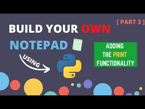 Build Your Notepad Using Python Pyqt5 Pyqt5 Tutorial Python Part 3