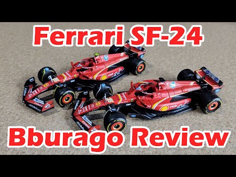 2024 Ferrari SF-24 Bburago Diecast Review - Leclerc & Sainz - F1 Diecast Review