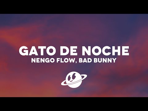 Ñengo Flow, Bad Bunny - Gato de Noche (Letra/Lyrics)